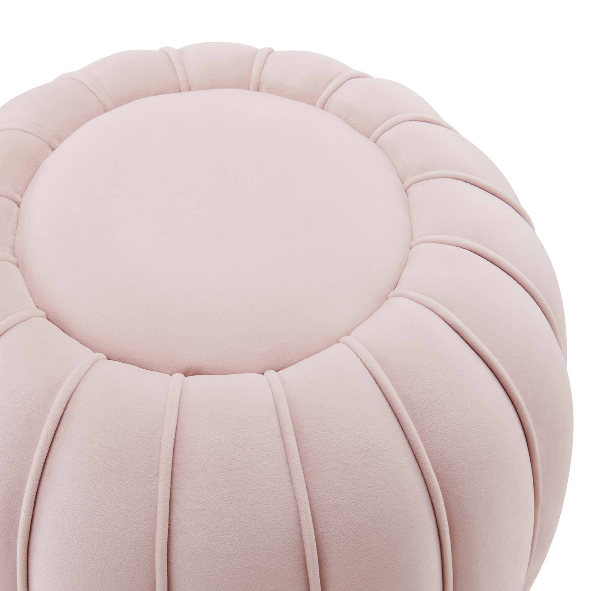 Alt View 3. Modway - Celebrate Channel Tufted Performance Velvet Ottoman by Modway - EEI-5034-PNK.