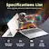 Specifications List: Store, organize, and access with rich memory space.
- Intel Core i5-1235U
- Intel Iris Xe Graphics
- 16GB RAM
- 672GB Storage