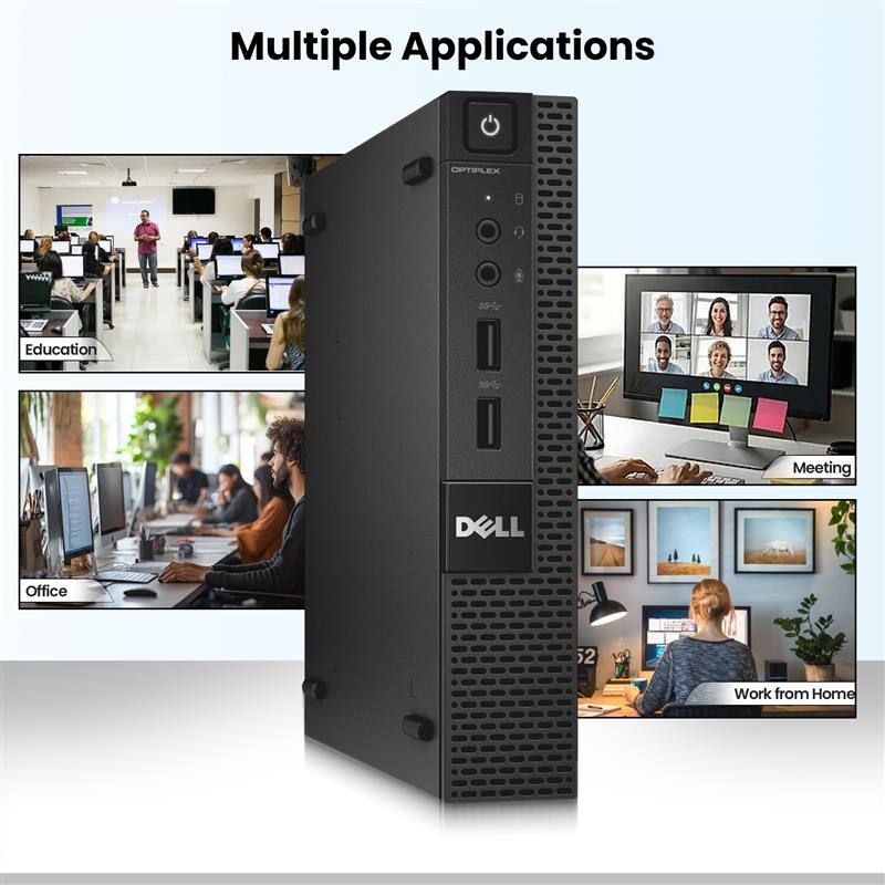 Dell Refurbished Excellent OptiPlex 3020 Tiny Desktop Computer PC