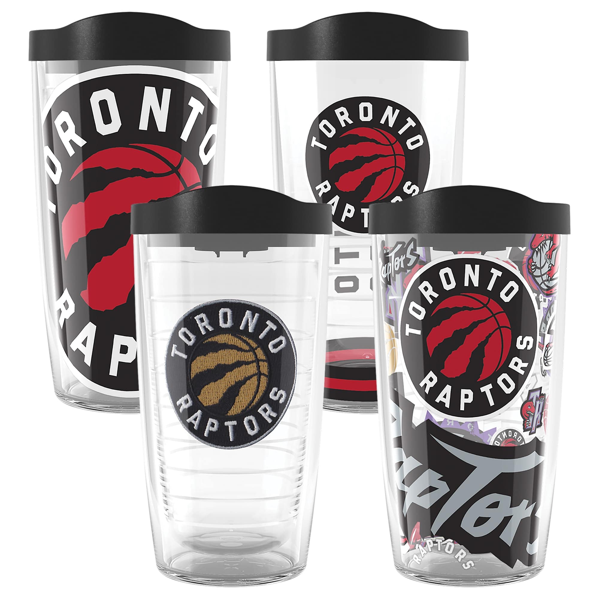 Tervis - Toronto Raptors Four-Pack 16oz. Classic Tumbler Set - Multicolor