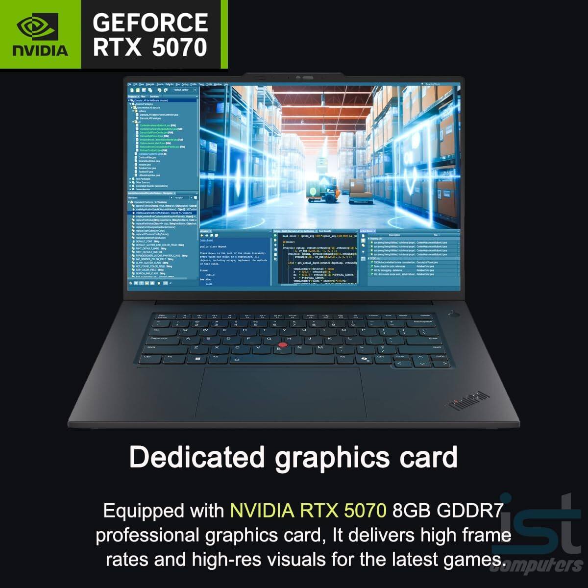 GEFORCE NVIDIA RTX 5070

Dedicated graphics card

Equipped with NVIDIA RTX 5070 8GB GDDR7 professional graphics card, it delivers high frame rates and high-res visuals for the latest games.