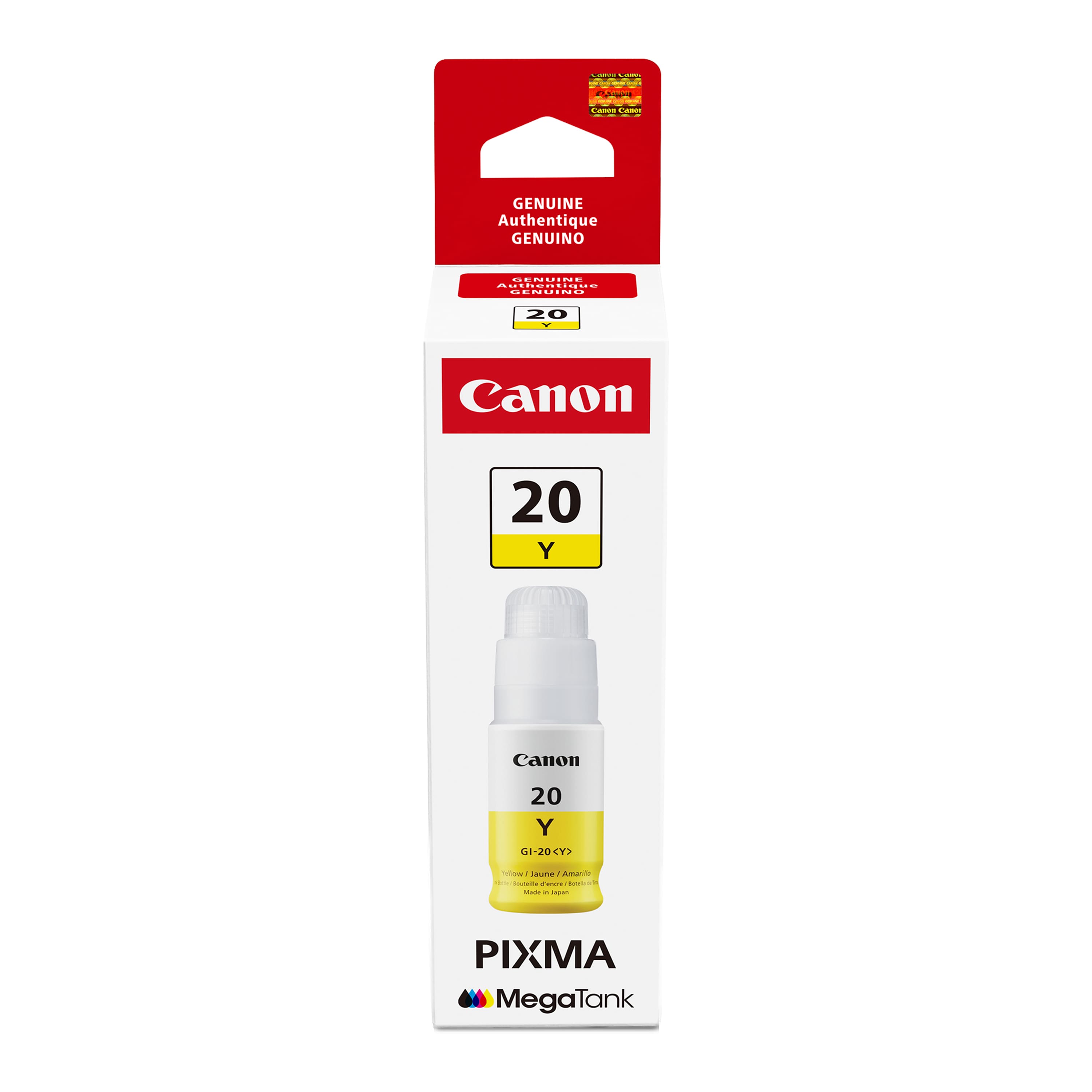 Canon - MegaTank GI-20 Ink Bottle - Yellow