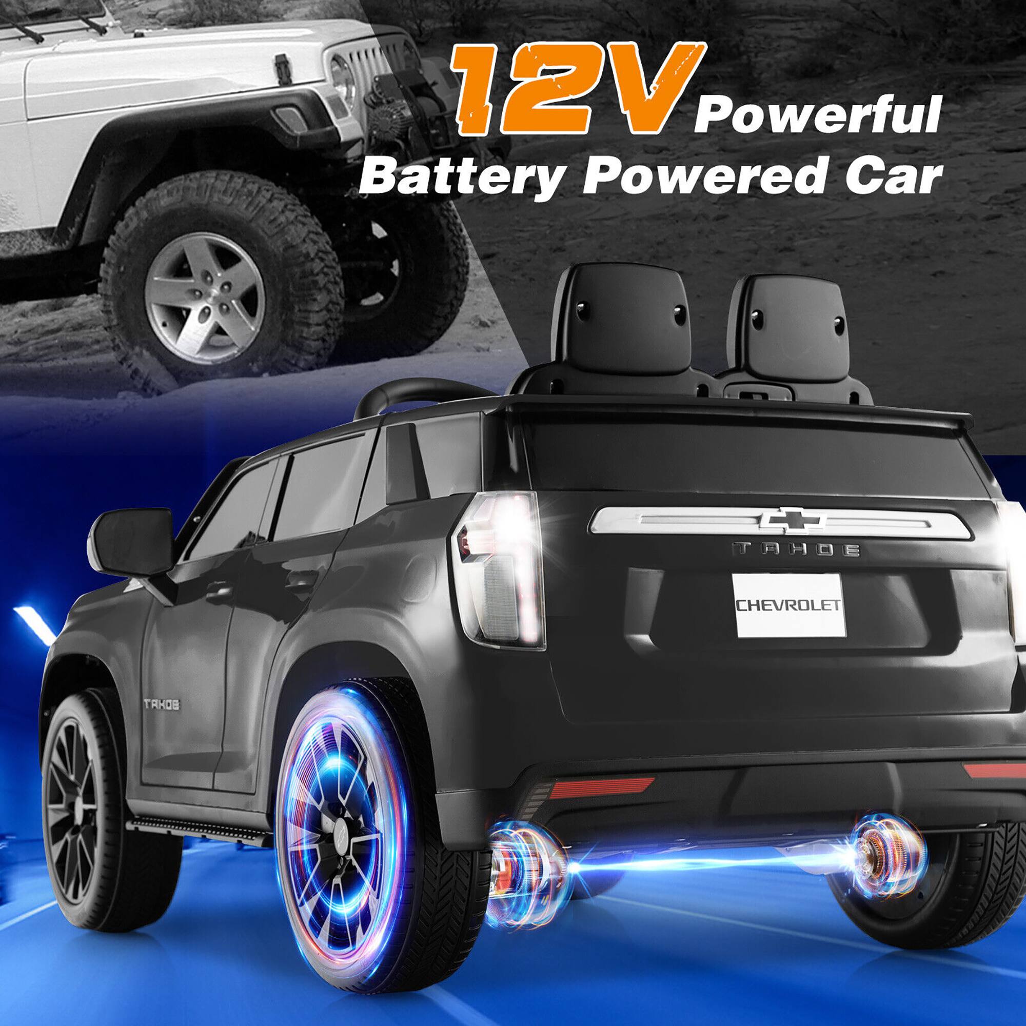 12V Powerful Battery Powered Car

CHEVROLET TAHOS
