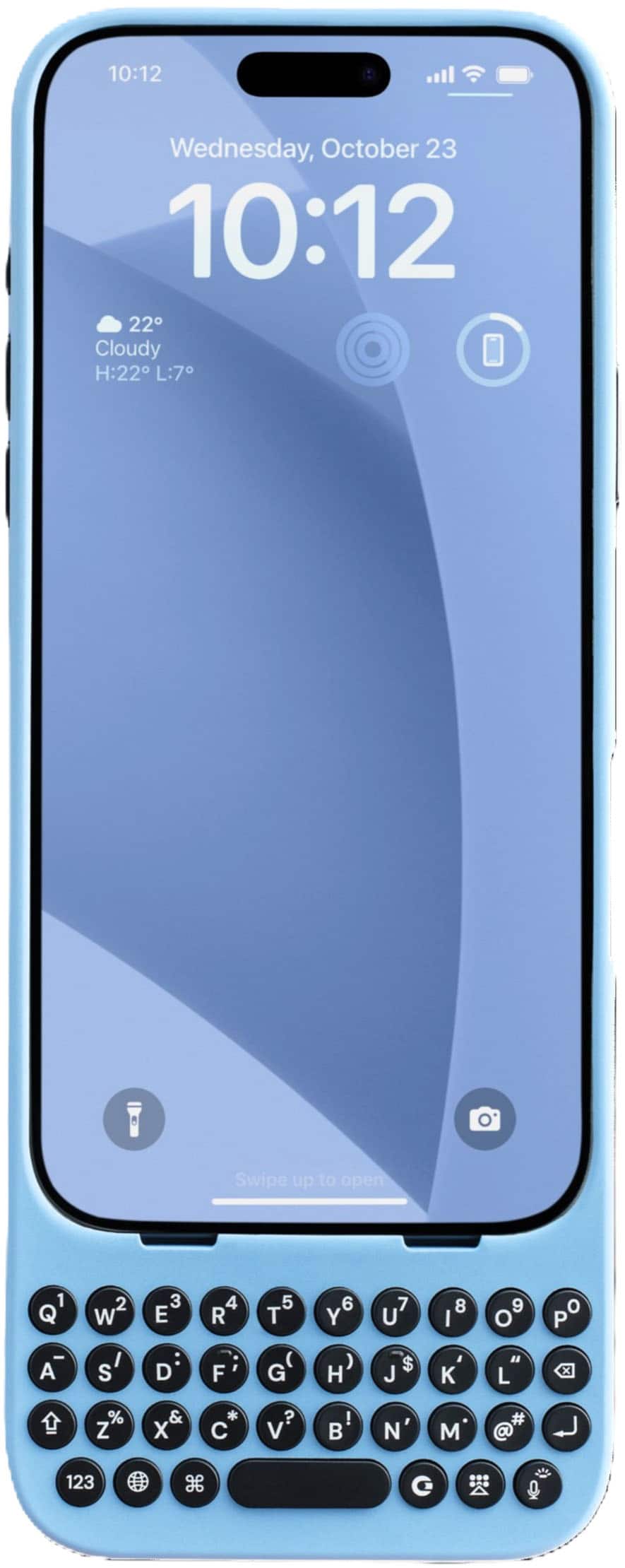 Clicks - Keyboard for Apple iPhone 16 Pro Max - Surf - Front_Zoom