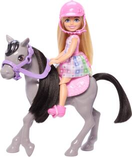 Mattel - Barbie Chelsea Doll & Pony Toy Set - Collectibles - Multicolor