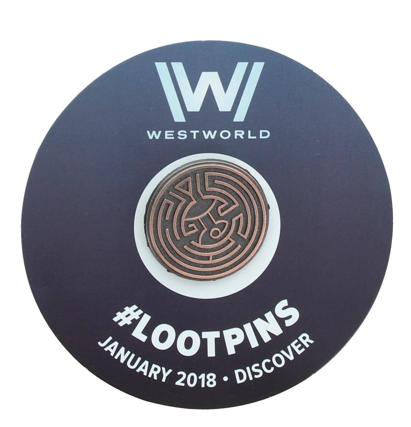 W/ WESTWORLD  
#LOOTPINS  
JANUARY 2018  
DISCOVER