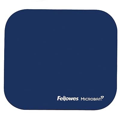 Fellowes - Microban Non-Skid Mouse Pad, Non-skid, Navy - Blue
