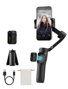 Hohem - iSteady X3 SE Smartphone Gimbal Stabilizer, Portable Foldable Gimbal for iPhone