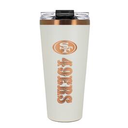 Great American Products - San Francisco 49ers 30oz. Big Slim Tumbler - Cream
