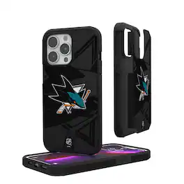 Keyscaper - NHL - San Jose Sharks iPhone Mono Tilt Rugged Case - 15 - Multicolor