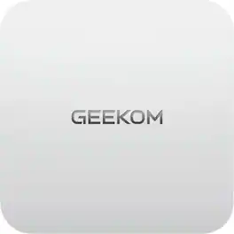 GEEKOM - A8 Max Mini PC AMD Ryzen 7 8745HS 16GB DDR5 1TB SSD Storage Dual LAN, Radeon 780M Mini PC Windows 11 Pro/USB4/8K - Silver