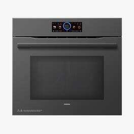 Robam - 30" Built-In Smart Single Electric Wall Oven with Convection, Turbo Steam, Dual Air Fry & Temp Probe - Black