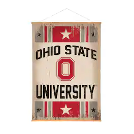 Evergreen Enterprises - Ohio State Buckeyes 36" x 54" Large Canvas Wall Art Tapestry with Wood Frame - Multicolor