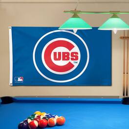 WinCraft - Chicago Cubs Team Logo Deluxe 3' x 5' Flag - Multicolor