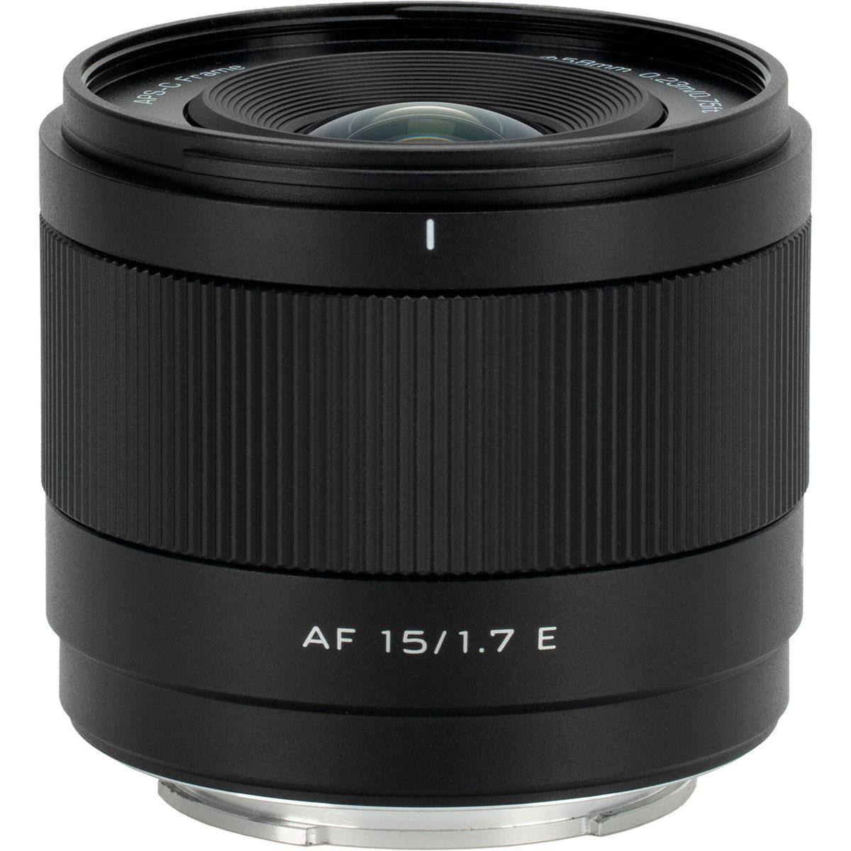 Frame APS-C  
458mm 0.23m/0.75ft  
AF 15/1.7 E