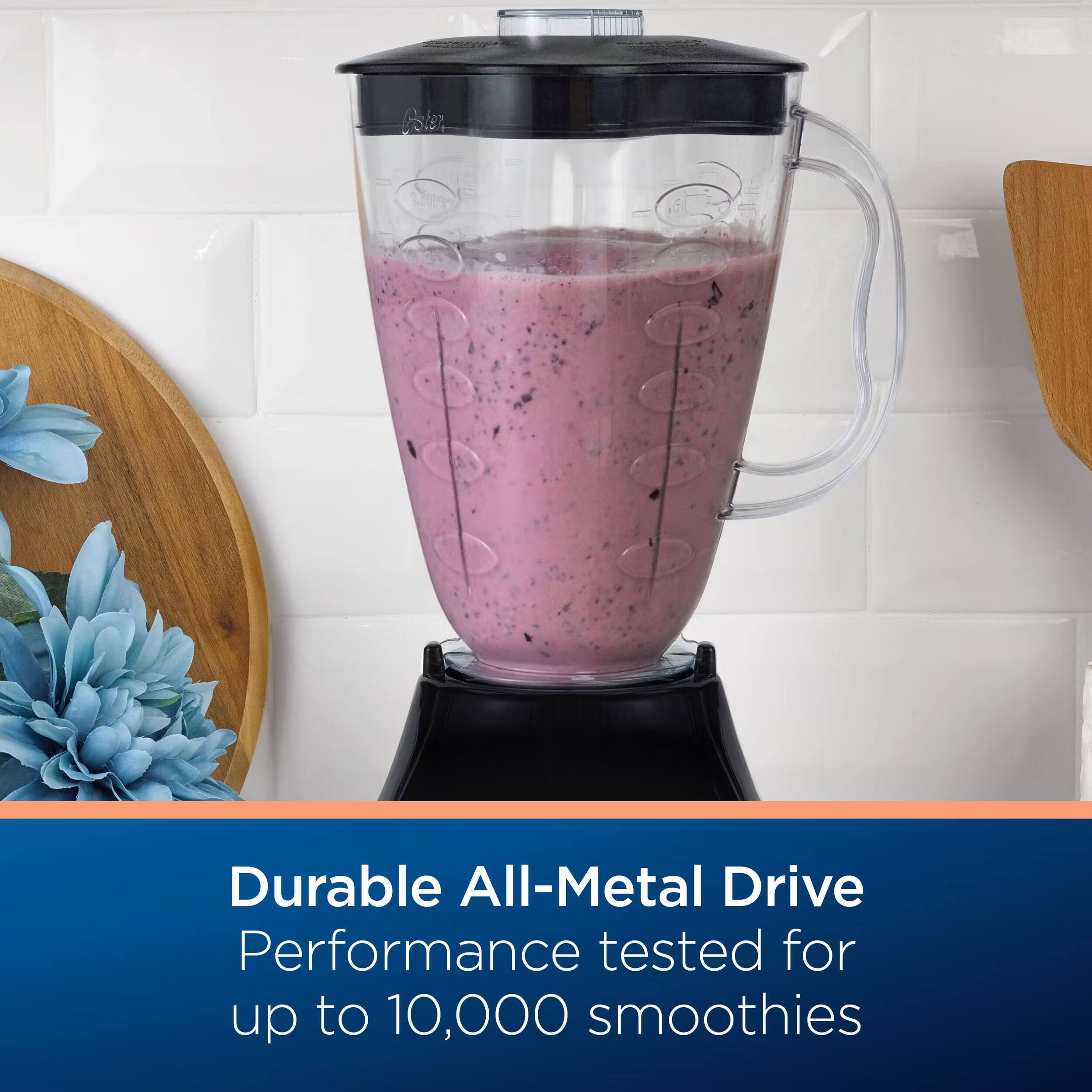 Gashler Durable All-Metal Drive Performance tested for up to 10,000 smoothies