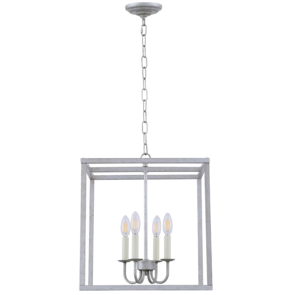 Living District - Eclipse 4 Light Pendant - Vintage Silver price history on PriceWatchPro