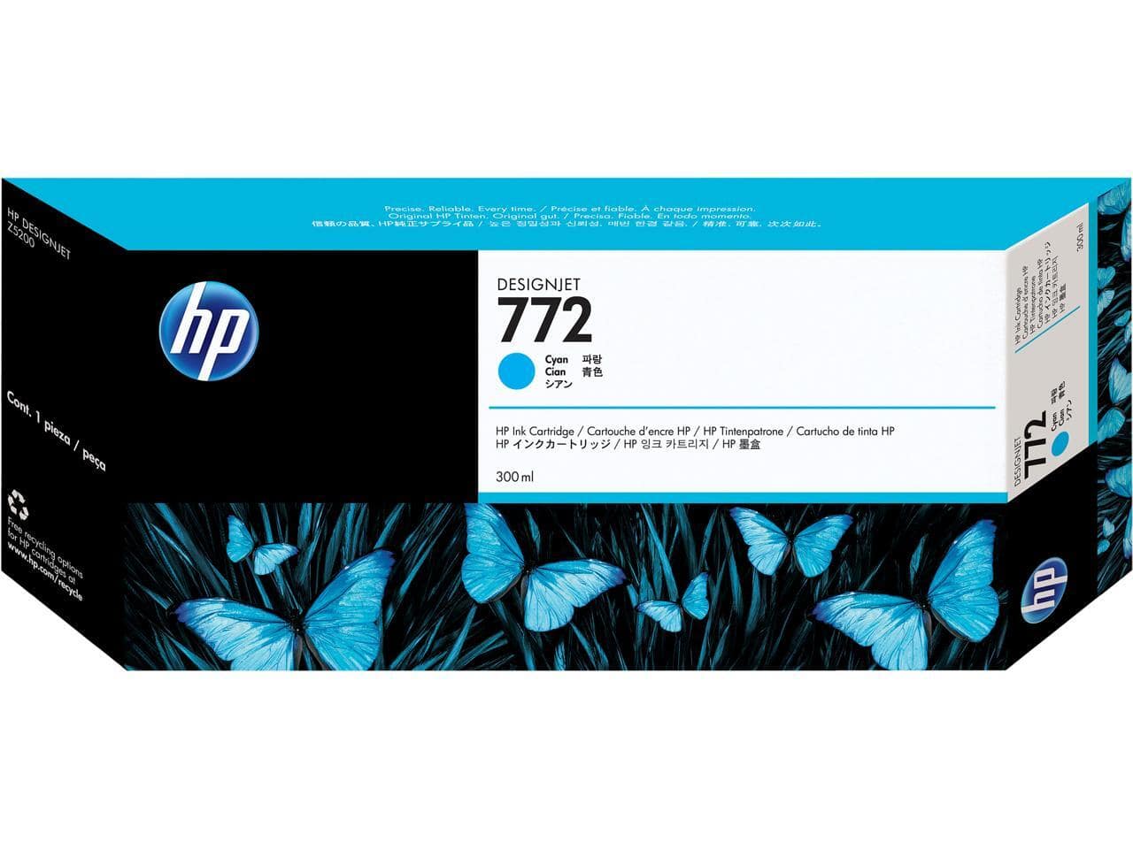 HP - 772 Ink Cartridge - Cyan