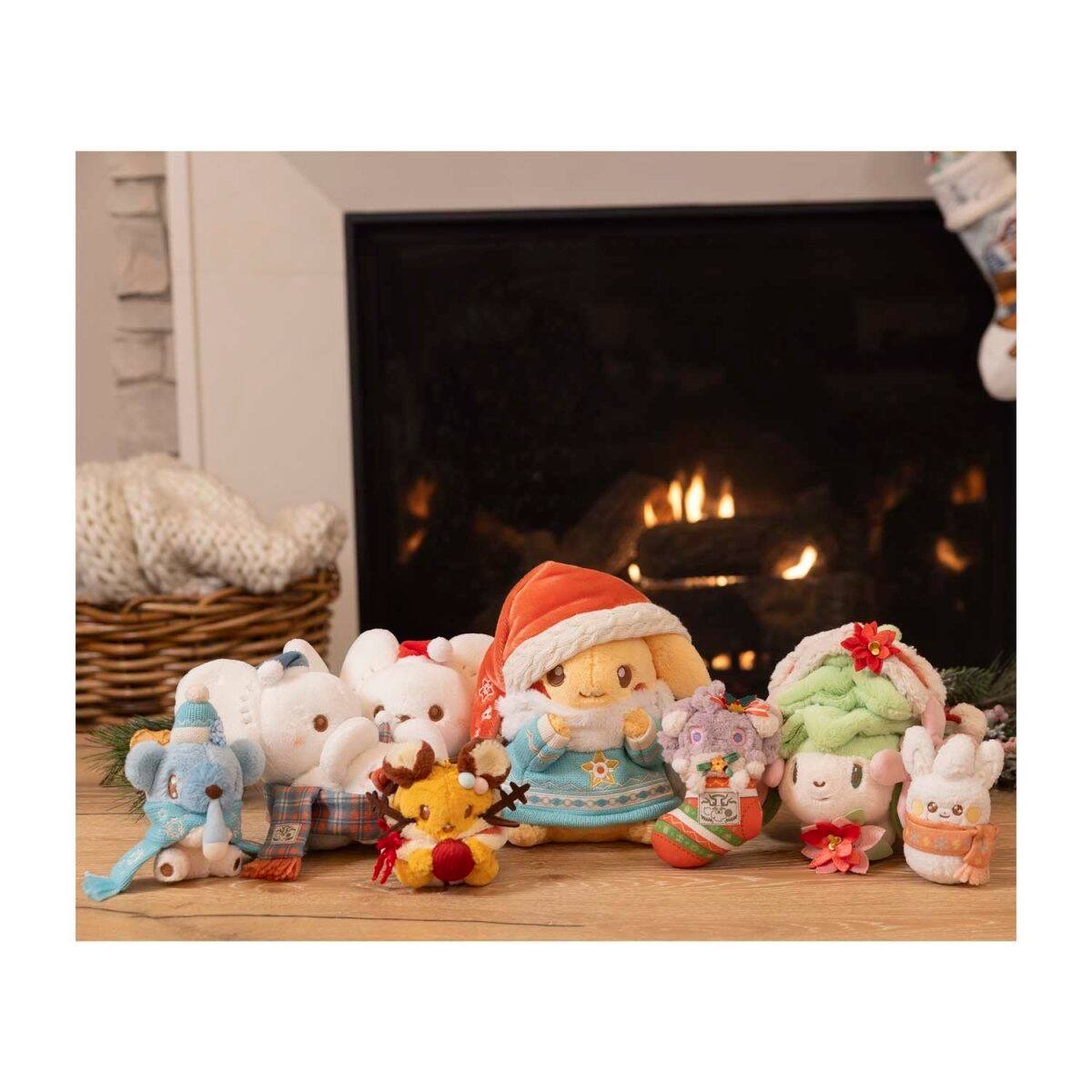 Alt View 5. Pokémon - Pokemon Center Pawmi Pokemon Holiday Plush Key Chain.