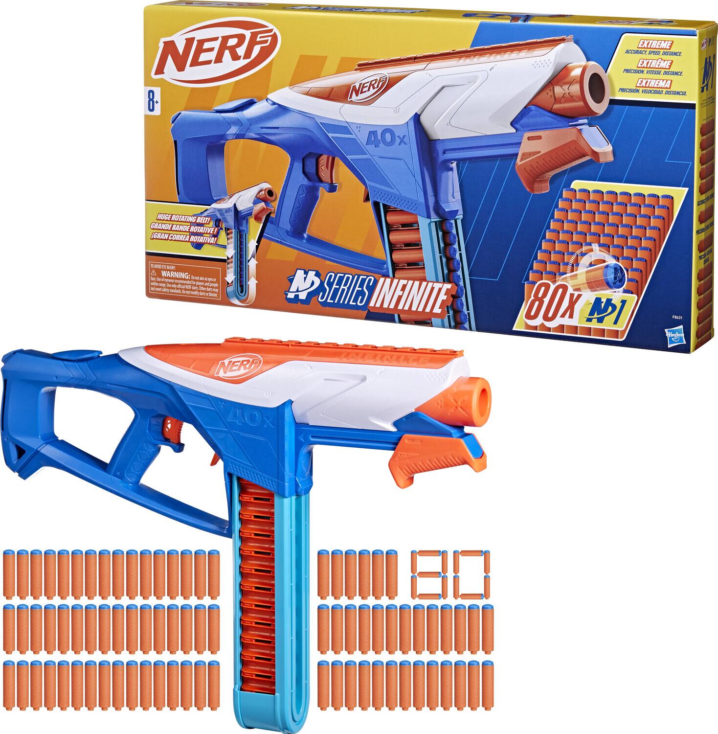 Hasbro - Collectibles - Nerf - N Series Infinite Dart Blaster - Collectibles - Multicolor