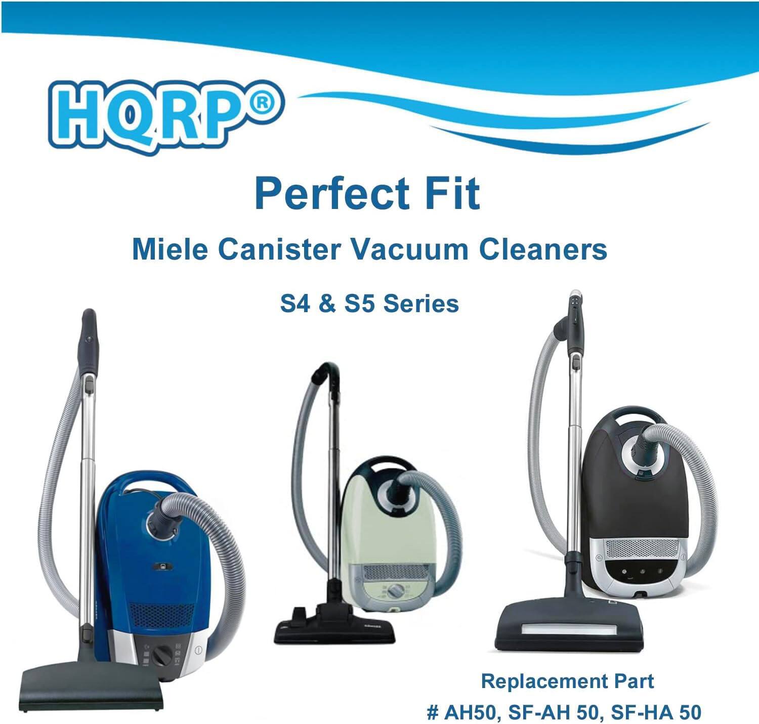 HQRP Perfect Fit Miele Canister Vacuum Cleaners S4 & S5 Series Replacement Part # AH50, SF-AH 50, SF-HA 50