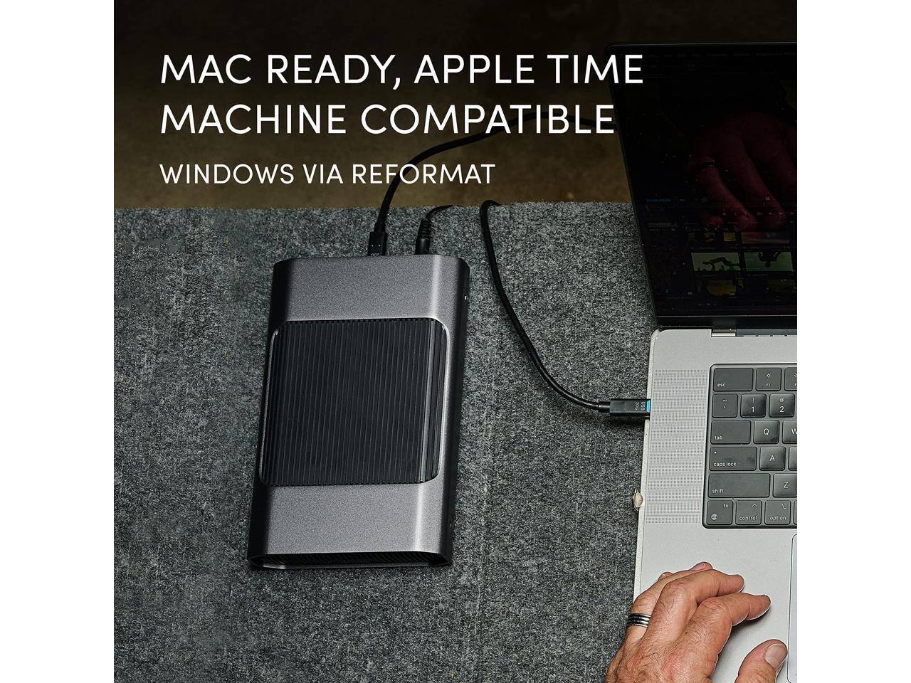 MAC READY, APPLE TIME MACHINE COMPATIBLE WINDOWS VIA REFORMAT