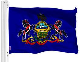 G128 - Pennsylvania State Flag 3x5 ft 150D Polyester - Assorted Colors