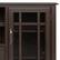 Alt View 5. Simpli Home - Connaught SOLID WOOD 53 inch Wide Traditional TV Media Stand - Dark Chestnut Brown.
