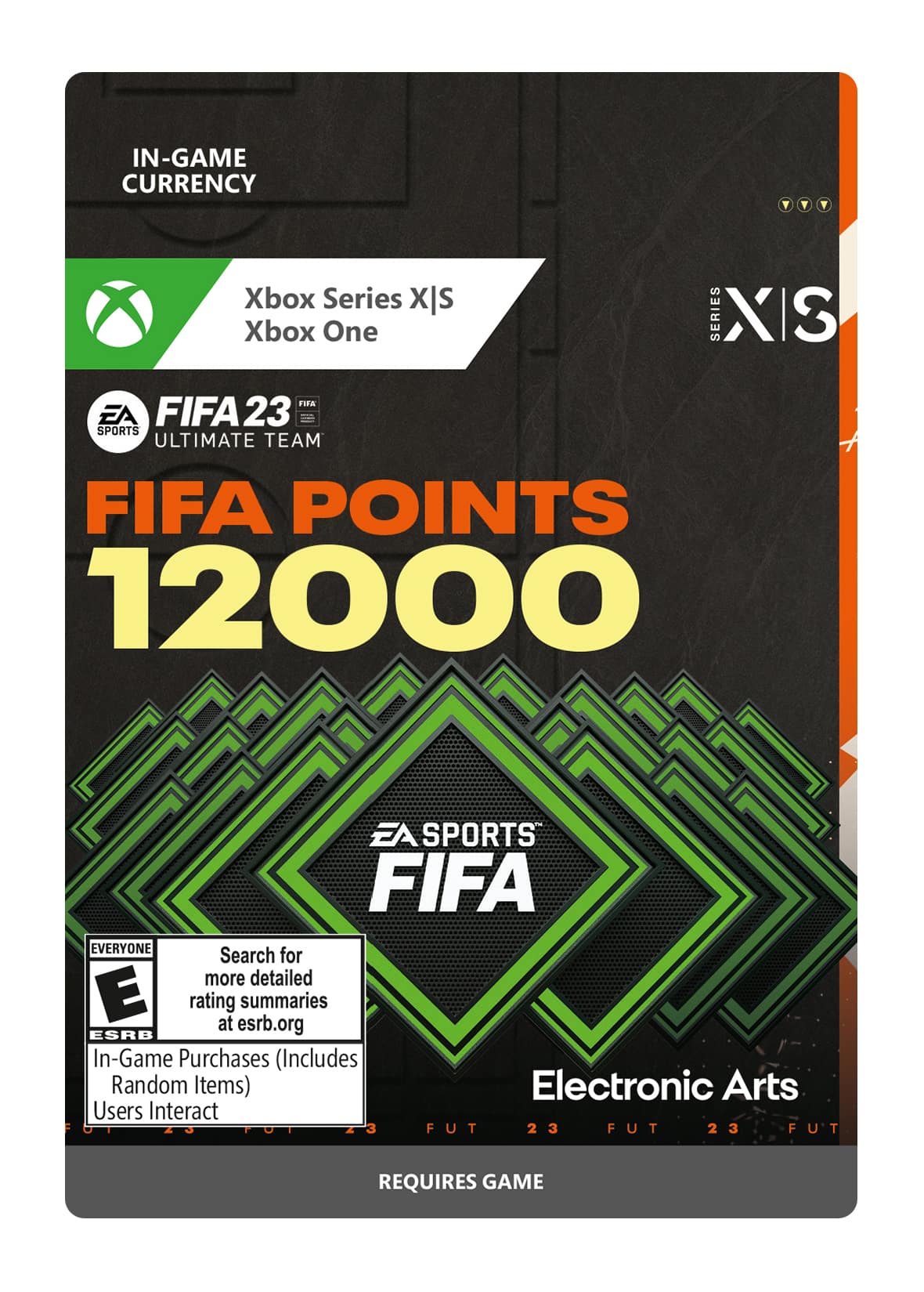 Front. Electronic Arts - FIFA 23 Ultimate Team 12000 Points.