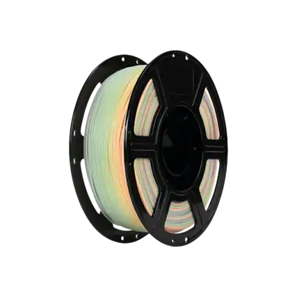 Front. Flashforge - Hight Speed PLA Multicolor 3D Printer Filament-1.75mm-1kg (2.2 lbs) Spool - Luminous Melody.