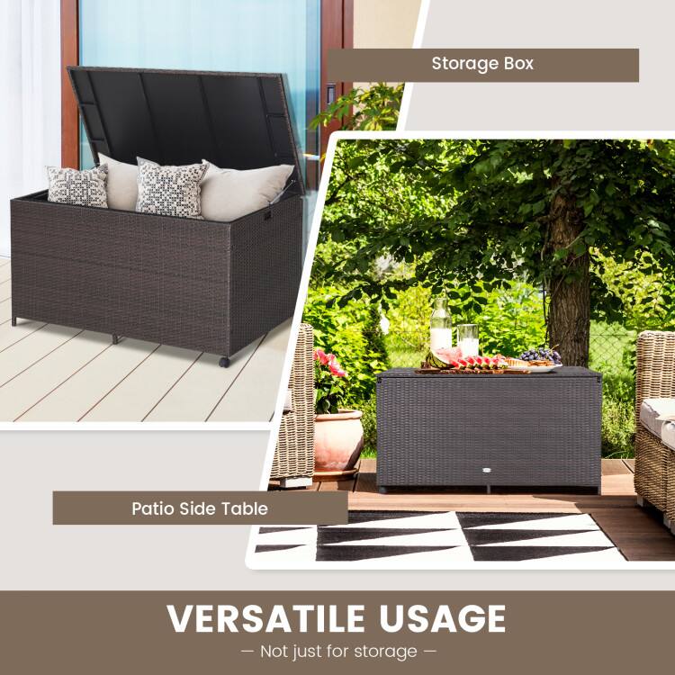Storage Box Patio Side Table  
VERSATILE USAGE  
- Not just for storage -