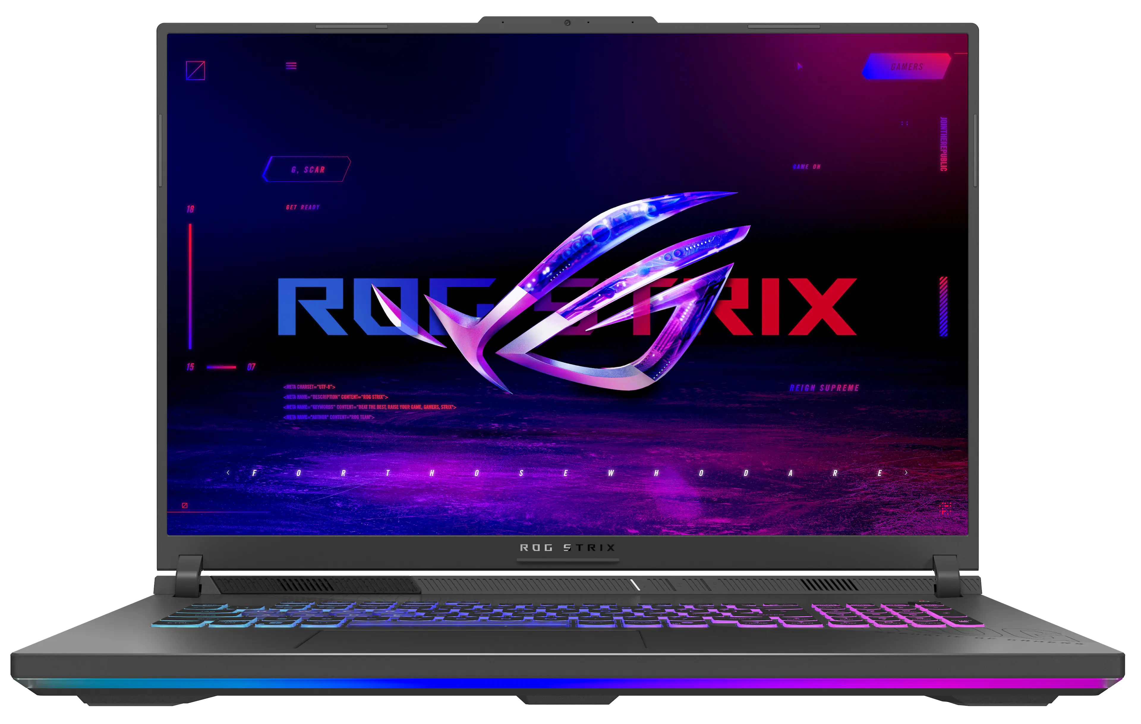 ASUS - ROG Strix G18 18" 2.5K 240Hz Gaming Laptop - AMD Ryzen 9 HX - 16GB RAM - NVIDIA GeForce RTX 5070 - 1TB SSD - Eclipse Gray