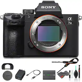 Sony - Alpha a7 III Mirrorless Full-Frame Camera (Body Only) Base Bundle