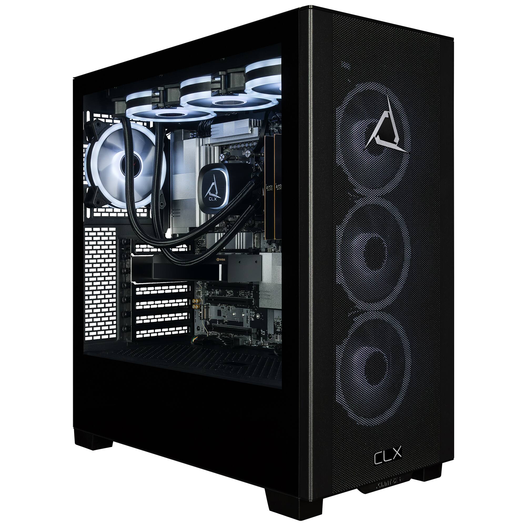 CLX - SET Creator Workstation - AMD Ryzen 9 9950X - 32GB DDR5 - NVIDIA RTX PRO 2000 Blackwell 16GB - 2TB SSD - AI-Accelerated - Black