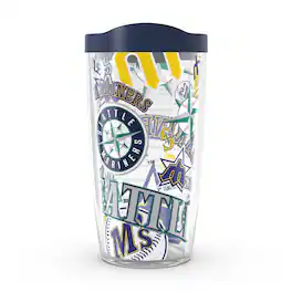 Tervis - Seattle Mariners 16oz. All Over Wrap Tumbler With Lid - Multicolor