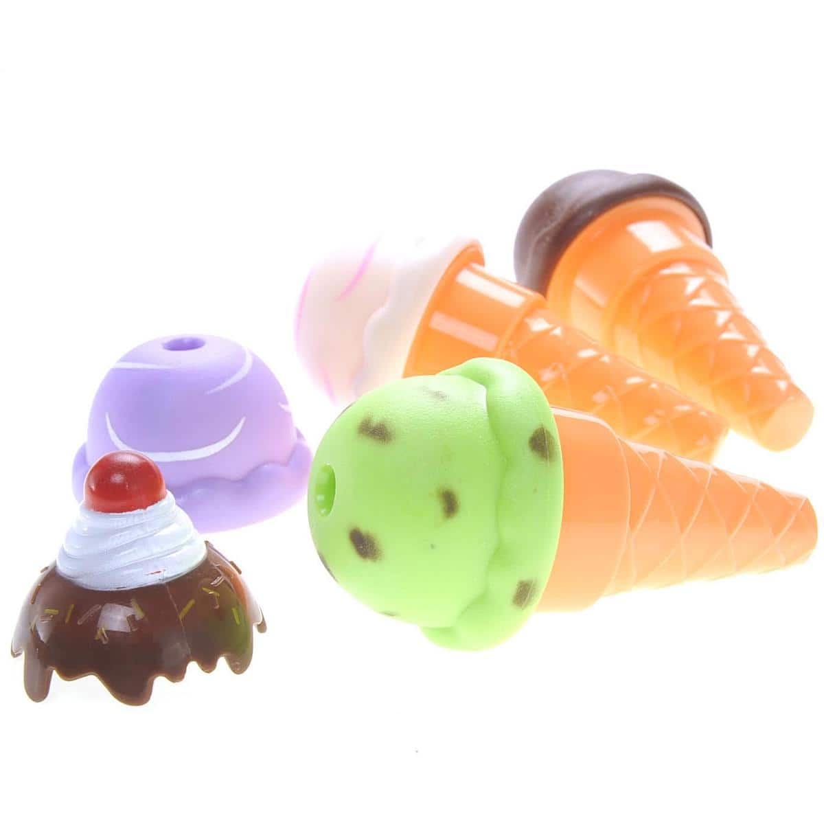JuzToys - Kids Pretend Play Ice Cream Toy Playset – Play Food Set Including Ice Cream Scooper, Cones and Cups - Multi price history on PriceWatchPro