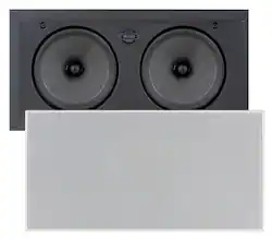 Sonance - VP66 LCR SINGLE SPEAKER - Visual Performance 6-1/2" 2-Way In-Wall Rectangle LCR Speaker (Each) - Paintable White - Front_Zoom