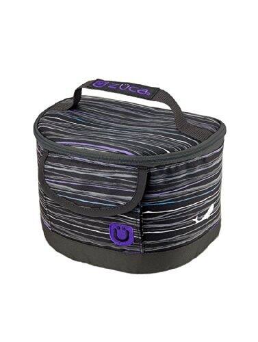 Angle. Zuca - Zuca Navy Blue Sport Frame for Sport Insert Bags with Lunchbox - Blue.