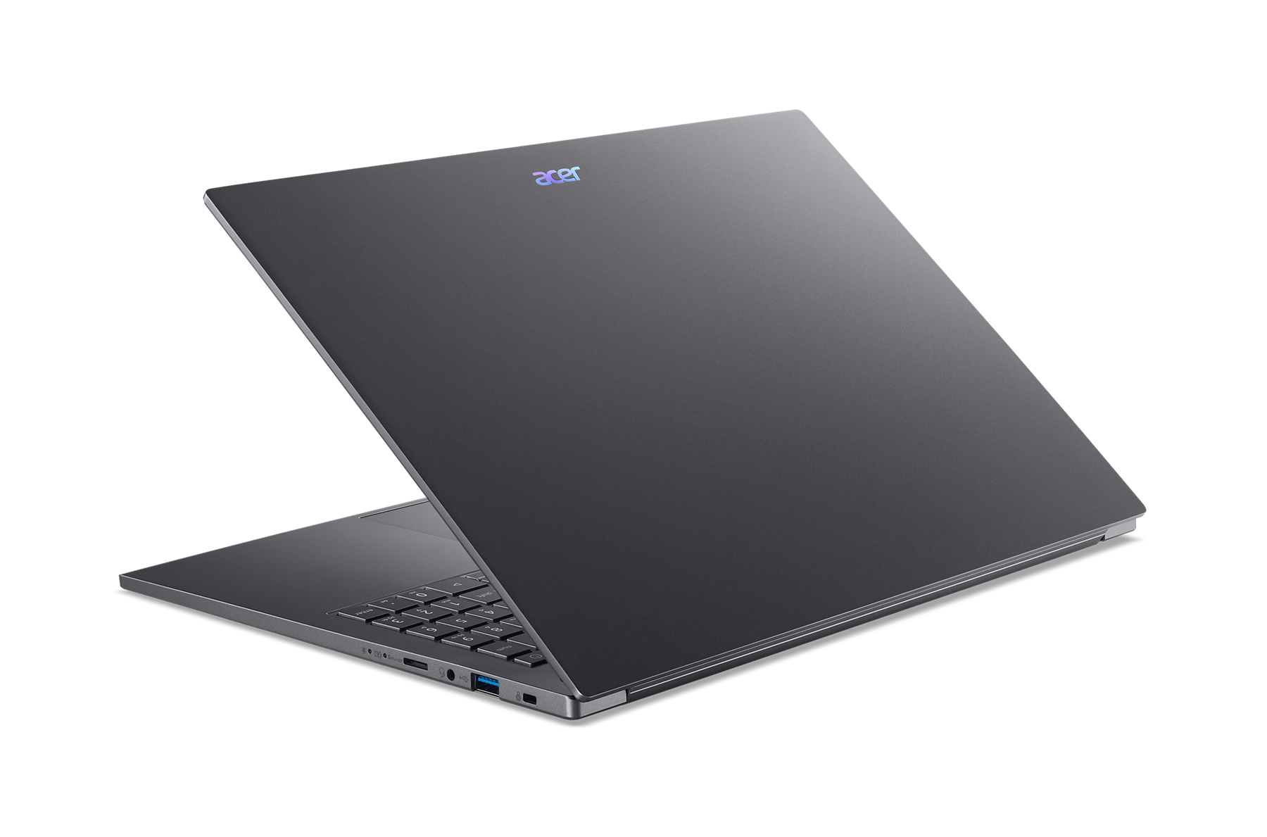 Alt View 1. Acer - Aspire 16 AI Copilot+ PC A16-A71MT-R9U6 16" WUXGA AMD Ryzen AI 9 465 16GB RAM 512GB SSD Radeon 880M Win11 - Steel Gray.