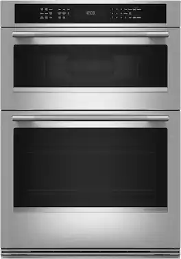 KitchenAid - 30" Built-In Electric Convection Combination Wall Oven with Microwave and Air Fry Mode - Stainless Steel