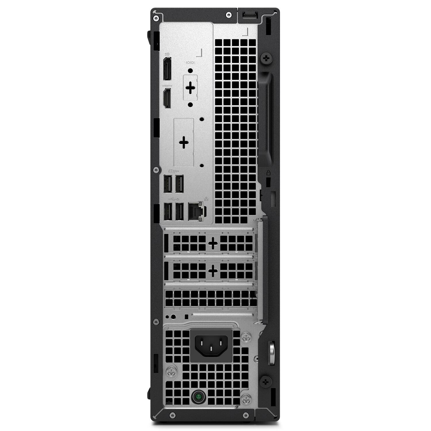 Alt View 5. Dell - Dell Pro Slim Mini Desktop (Intel Ultra 5-235, 16GB DDR5, 512GB M.2  PCIe SSD, Win 11 Pro) w/USB Hub - Black.