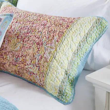 Front. BreeBe - Palisades Sham Standard - Pastel.