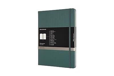 Moleskine - Pro XL 1-Subject Professional Notebook, 7.5" x 9.75", Narrow Ruled, 192 Sheets, (620817) - Green