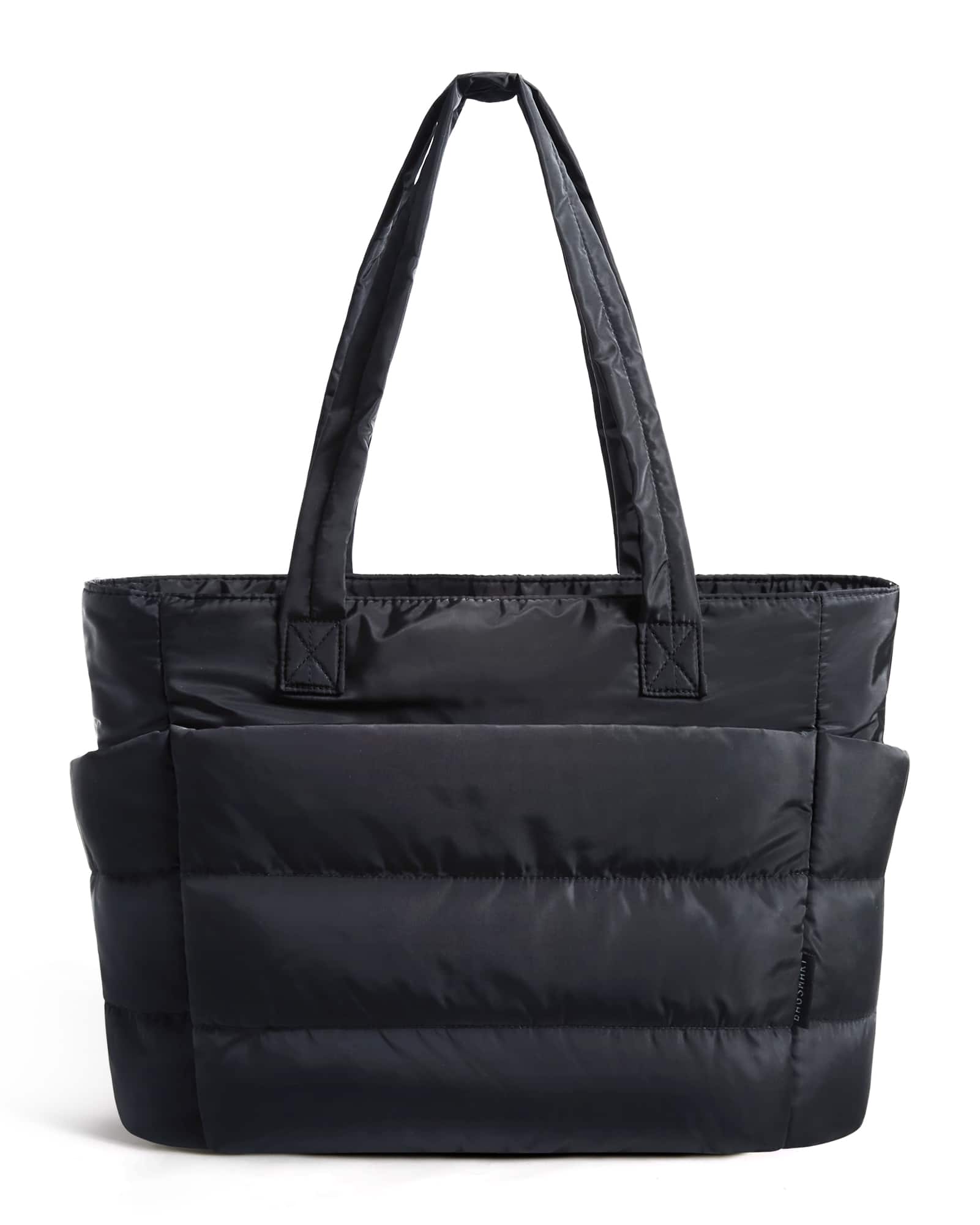 "Bagsmart - Bubble 20L Puffy 15.6"" Laptop Work Tote Bag, Lightweight Water-Resistant Puffer Travel Shoulder Bag for Women - Black" price history on PriceWatchPro