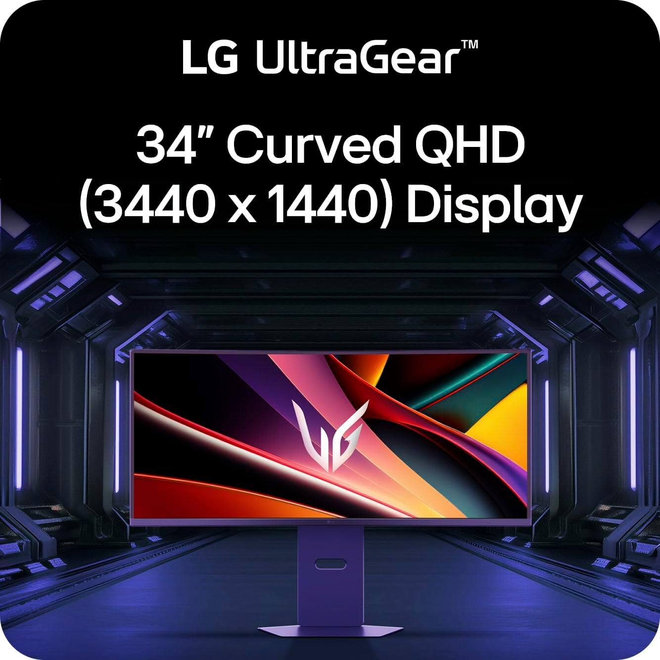 LG UltraGear™ 34" Curved QHD (3440 x 1440) Display