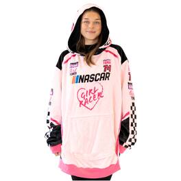 Plushible - NASCAR Snugible 2-in-1 Blanket Hoodie and Plushie - Pink