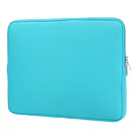 Unique Bargains - Laptop Case - Polyester Computer Sleeve Carrying Bag, Shockproof Protective Cover for 11" Notebook - Light Blue
