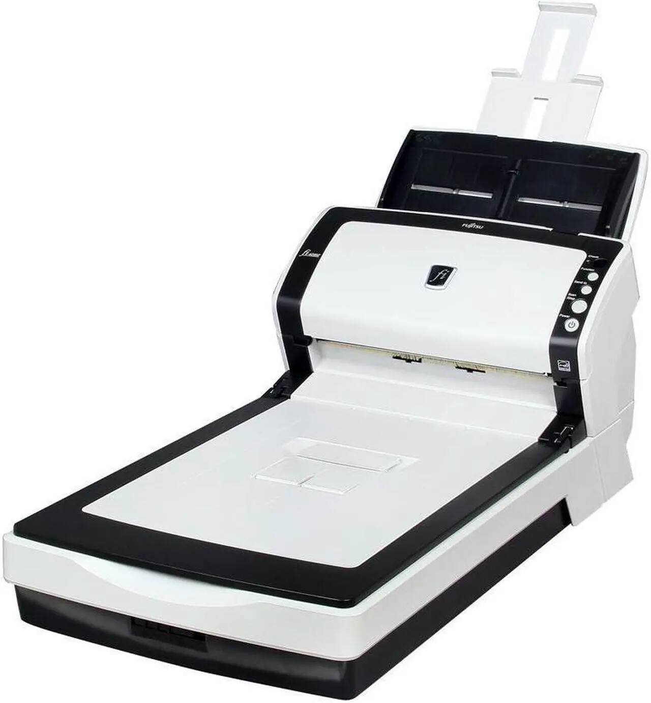 Fujitsu - Ricoh fi-6240Z Document Scanner (PA03630-B505) - Black and White