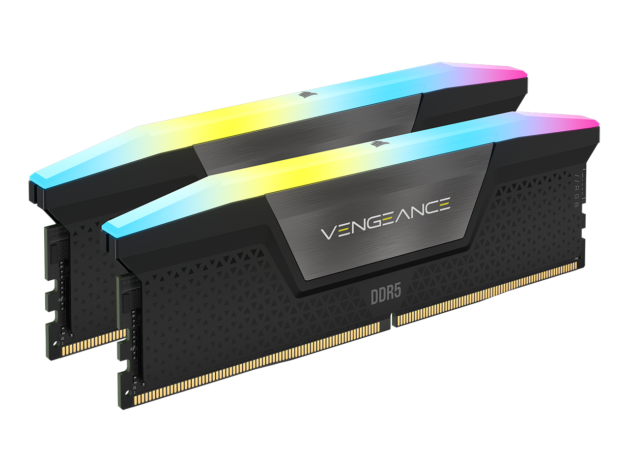 CORSAIR Vengeance RGB 16GB (2 x 8GB) 288 Pin PC RAM DDR5 6000 (PC5