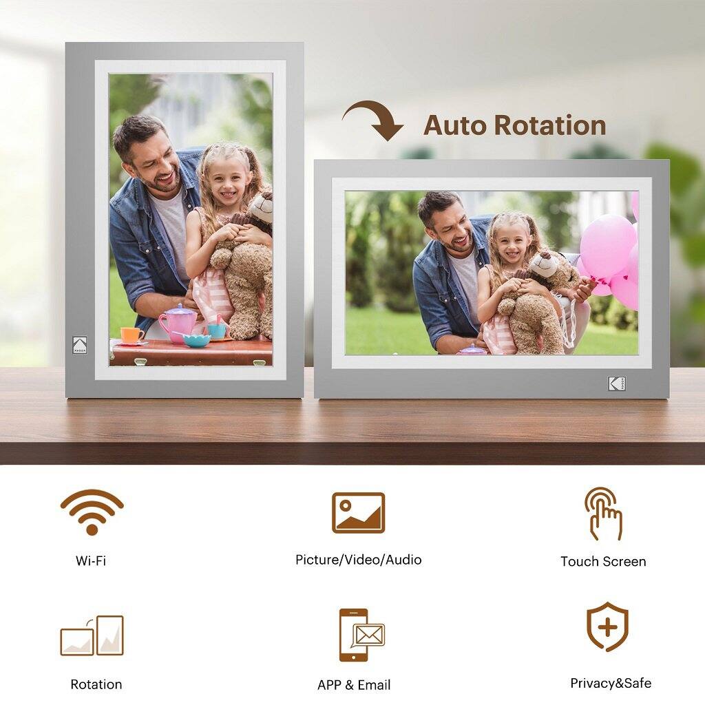 Auto Rotation  
Wi-Fi  
Picture/Video/Audio  
Touch Screen  
Rotation  
APP & Email  
Privacy&Safe